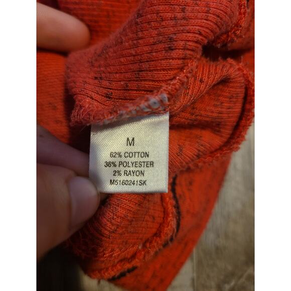 Silverwear medium womens vneck static orange hooded sweater - Picture 4 of 8